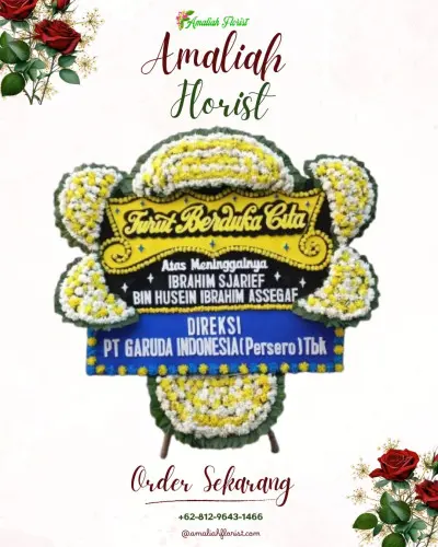Papan Bunga Duka di Cibeureum Kulon